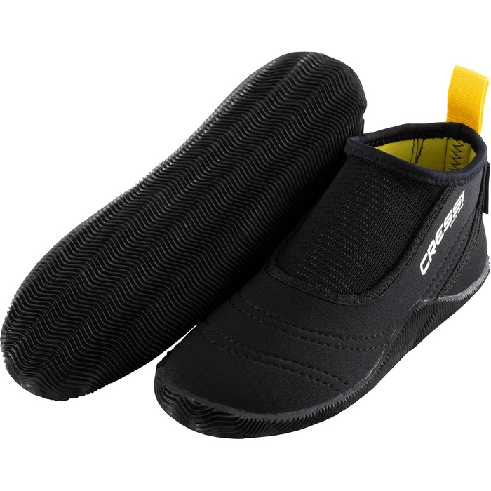 Чоботи для плавання Cressi Aquatrek - зручні аквашузи для моря, чорні, розмір EU 42/43