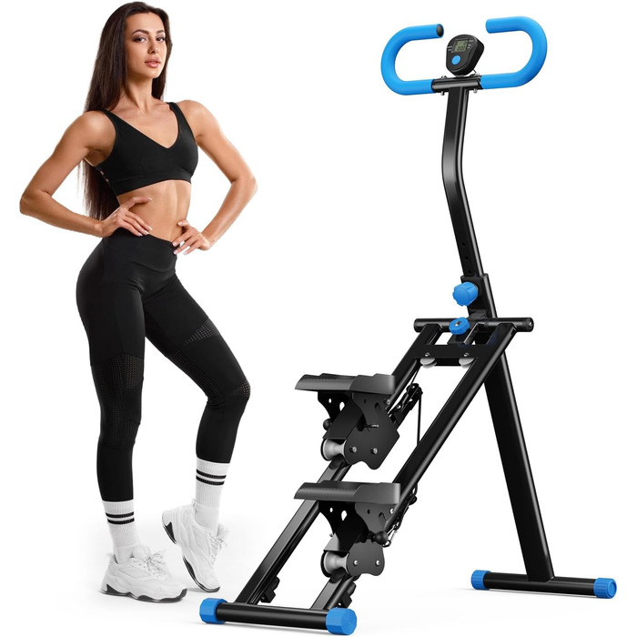 Степпер Stairmaster Pro 2026 для дому та офісу: складаний вертикальний тренажер-імітатор сходинок з регульованим кермом, макс. навантаження 150 кг