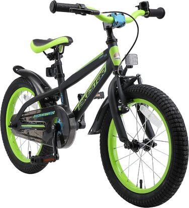 Дитячий велосипед BIKESTAR 16 дюймів для дівчаток і хлопчиків від 4-5 років, гірський велосипед, тестування без ризику