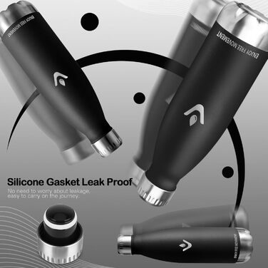 Фляга для води HoneyHolly з нержавіючої сталі 750 мл - термос, спортивна, без BPA, витримує вуглекислий газ, для фітнесу, велоспорту, темно-фіолетовий