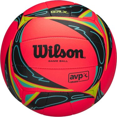 Волейбольний м'яч WILSON AVP GRX для гри на траві, офіційний розмір