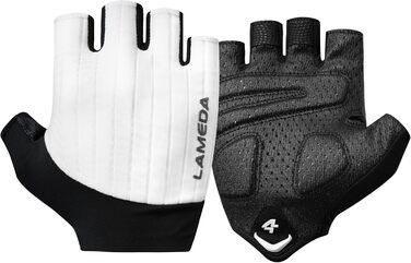 Велосипедні рукавички Ameda: тонкі, літні, дихаючі, з антиковзаючим покриттям, для шосе та MTB, чоловічі та жіночі, зелені (L, білий)