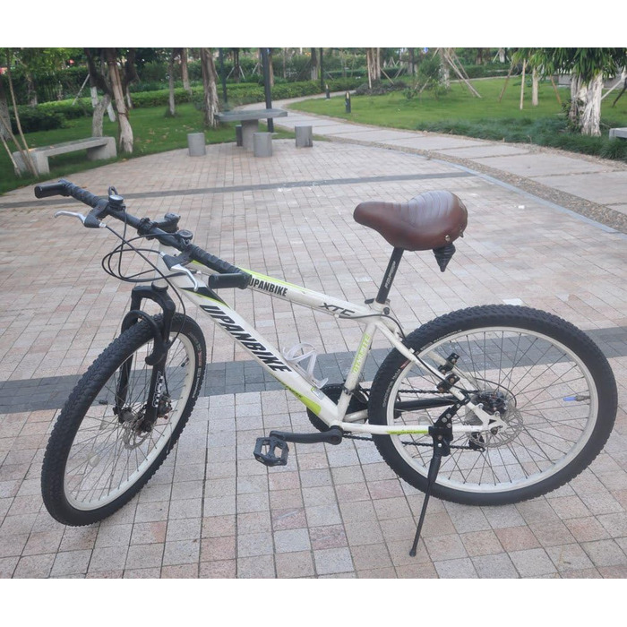 Сідло для велосипеда UPANBIKE Superweich: комфортне шкіряне сідло з амортизацією та розширеним шаром піни, коричневе