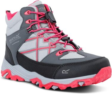 Дитячі черевики Regatta Samaris III для ходьби (32 EU, сірий/рожевий)