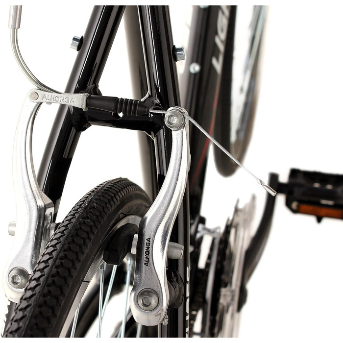 Фітнес-велосипед KS Cycling Lightspeed 28'' алюмінієва рама 60 см чорний
