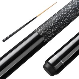 Більярдний кий ASMPCUE Pool Queue, 58 дюймів, канадський клен, 13 мм наконечник, для професійних гравців, 1/2 кий, для більярдного столу, зелений (чорний)