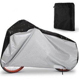 Водонепроникний чохол для велосипеда на 2 велосипеди 200x70x110cm, 210D Oxford, захист від сонця та дощу