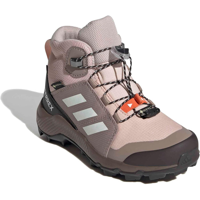 Дитячі трекінгові черевики Adidas Terrex Mid Gore-TEX (6.5 UK) - рожевий, білий, коричневий