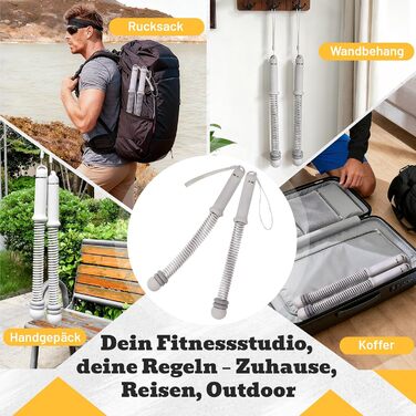 Бойова мотузка з навантаженням (без мотузки) - регульована бойова мотузка для дому, тиха мотузка без мотузки з силіконовими ручками для тренування всього тіла, спалювання жиру та силових тренувань (сіра)