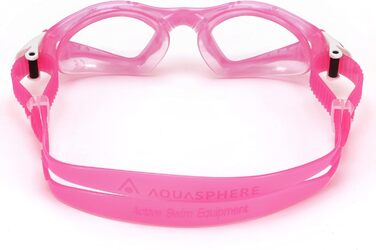 Дитячі окуляри для плавання Aquasphere Kayenne JR з UV-захистом, силіконовою ущільнювачкою, антифогом і антипротіканням, для хлопчиків і дівчаток від 6 років, універсальний розмір, рожево-білі