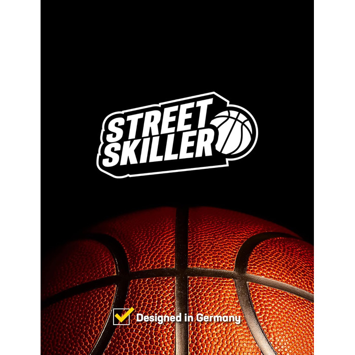 Вуличний баскетбольний щит STREETSKILLER, регульований, мобільний, з кільцем, сіткою, стійкою на колесах, для вулиці, висота 1,79-2,13 м, водостійкий