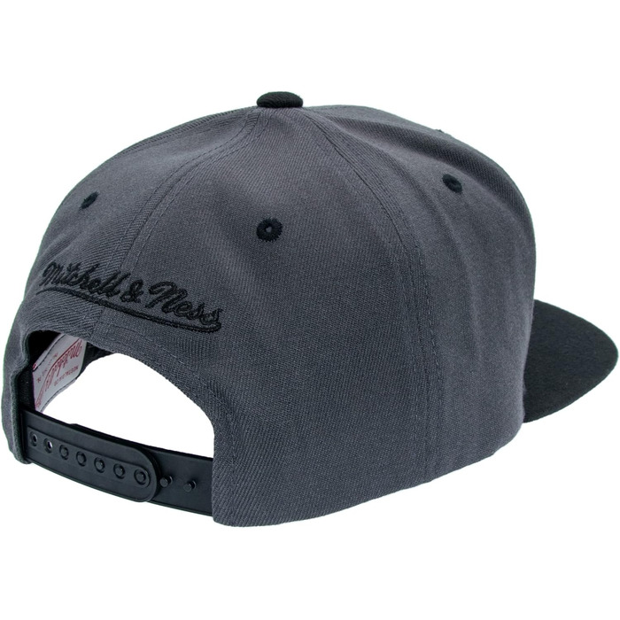 Кепка Mitchell & Ness 2 Tone Box Logo Flat Visor Snapback, універсальний розмір, чорний/багатокольоровий