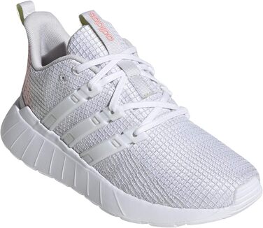 Дитячі кросівки adidas Questar Flow K (31.5 EU, сірий, білий, рожевий)