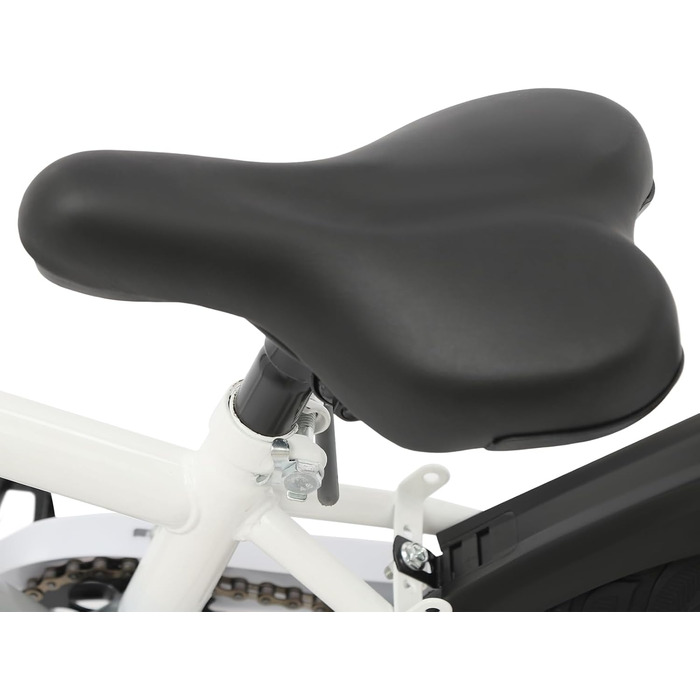 Дитячий велосипед 16 дюймів для дітей 5-8 років, регульований за висотою, з підставками та LED-ліхтариками, сірий