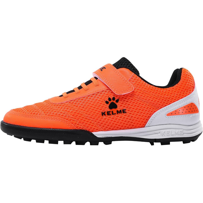 Дитячі футбольні бутси для штучного поля: тренувальні кросівки для хлопчиків та дівчаток, унісекс (33 EU, помаранчевий)