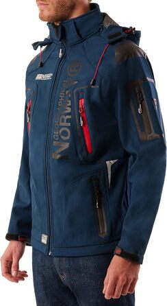 Softshell куртка Geographical Norway Tangata Herren, червона (S) – функціональне outdoor одяг