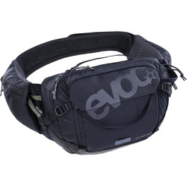 Поясна сумка EVOC HIP Pack PRO 3 л з питною системою 1,5 л, чорна, вентиляція, регульований ремінь