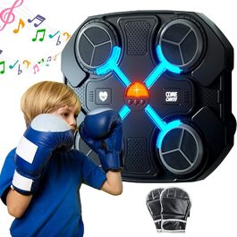 Музичний бокс-машина Hojalis з Bluetooth, LED підсвічуванням, настінний інтерактивний тренажер для дітей, електронний тренер для боксу, подарунок для дітей