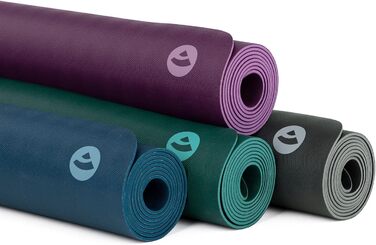 Йога-мат Bodhi ECO PRO DIAMOND 185x60 см, натуральний каучук, ультра зчеплення, екологічний, професійний, для пілатесу, гімнастики, динамічного й гарячого йоги, фіолетовий