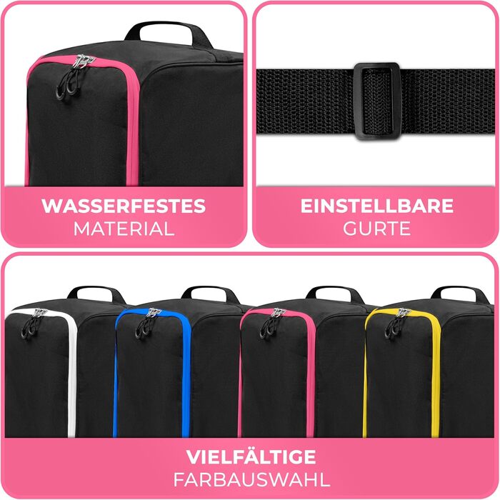 Чохол для лижних черевиків STYNGARD Zermatt з відділенням для шолома та аксесуарів, 40 л, чорно-рожевий