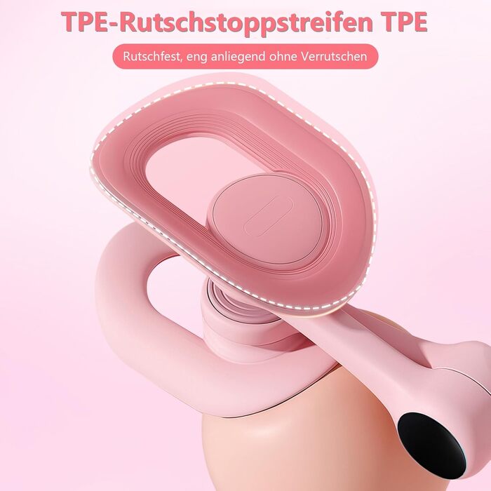 Тренування м'язів тазового дна та стегон для жінок: тренажер, фітнес для дому (рожевий)