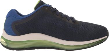 Чоловічі кросівки Skechers, спортивне взуття (42.5 EU, темно-синій, лаймовий)