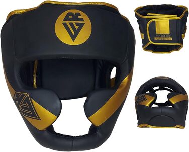 Захисний шолом URBANBEE Gold L для кікбоксингу, MMA, карате, тхеквондо – висока видимість, поглинання ударів