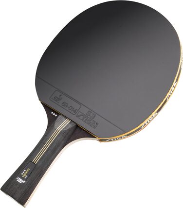 Стіга Trinity V2 – пінг-понгова ракетка для настільного тенісу, 3 зірки, ITTF, ергономічна ручка, для атакуючих гравців, чорна