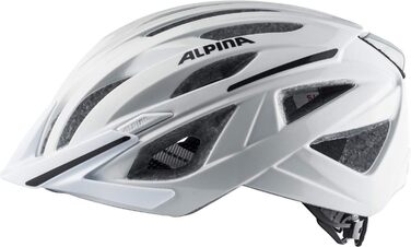 ALPINA HAGA - ударопоглинаючий міський велосипедний шолом для дорослих з LED-підсвіткою, безпечний та регульований