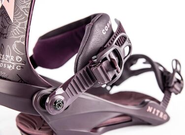Жіночі сноуборд-кріплення Nitro Cosmic BDG Plum Vines