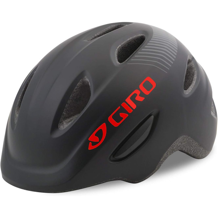 Дитячий велосипедний шолом Giro Scamp, розмір S (49-53 см), матовий чорний