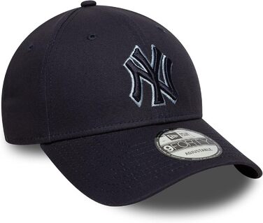 Кепка New Era New York Yankees MLB League Essential 9Forty, чорно-червона, регульована