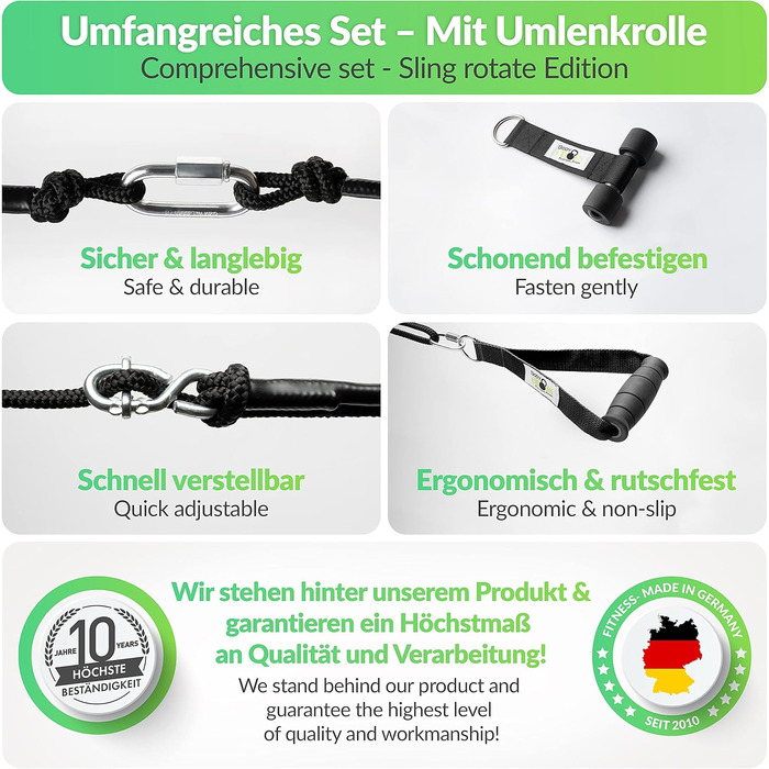 BodyCROSS Schlingentrainer Expert Edition: Набір для силових тренувань, Made in Germany