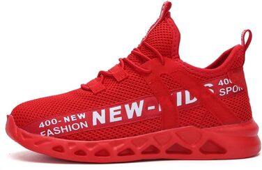 Дитячі спортивні кросівки для залу: дихаючі, легкі, унісекс, червоні (EU 39)