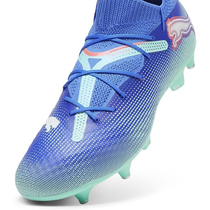 Кросівки футбольні PUMA Future 7 Pro Mxsg, 41 EU, Bluemazing/Puma White/Electric Peppermint