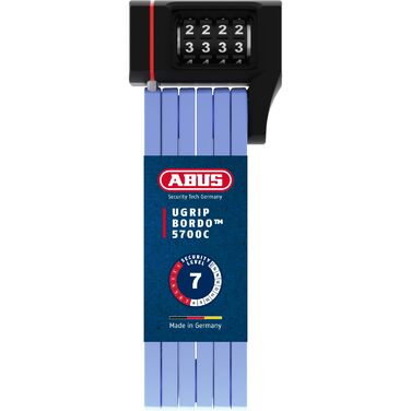 Замок велосипедний ABUS Bordo uGrip 5700C SH з кріпленням, 80 см, кодовий, рівень захисту 7