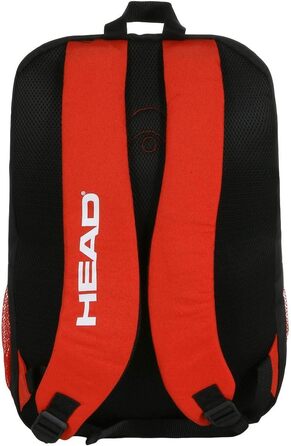 Сумка для тенісу HEAD Core Unisex (Червоно-чорна) - Універсальна спортивна сумка для ракет та аксесуарів