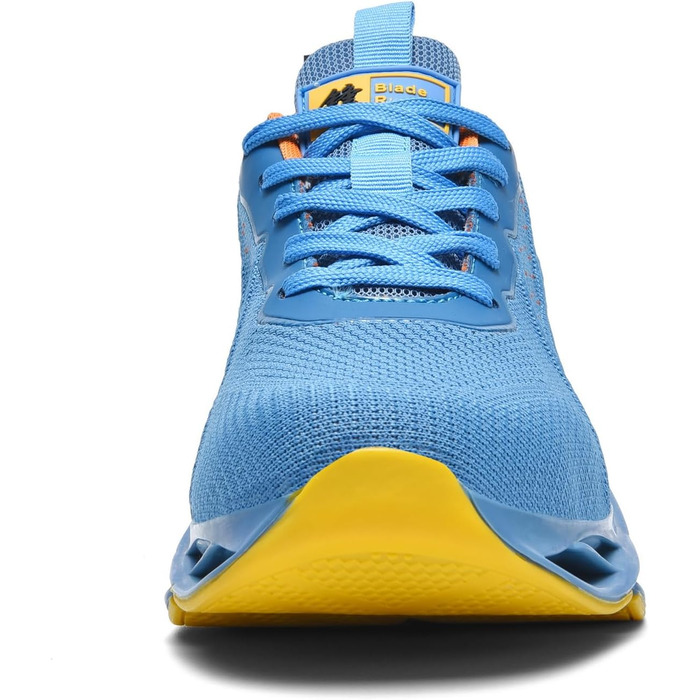 Кросівки для бігу та вулиці Frysen: дихаючі, для чоловіків та жінок, розміри 38-46 EU, білі (39 EU, синьо-помаранчеві)