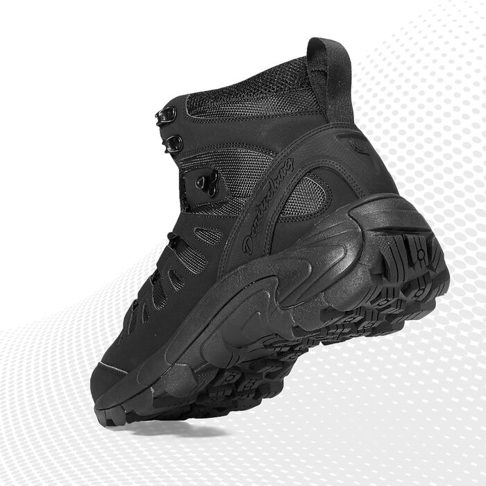 Чоловічі трекінгові черевики, тактичний рюкзак, легкі пустельні черевики, розмір 43 EU, темно-чорний