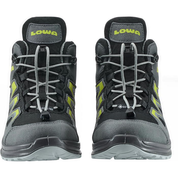 Черевики LOWA Innox EVO GTX QC JR - дитячі, водонепроникні, 23 EU, графіт/авокадо