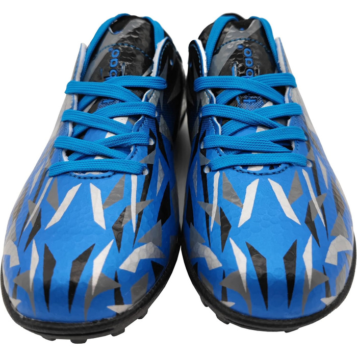 Дитячі футбольні бутси Kinder для штучного покриття, з шнурівкою, для тренувань та занять спортом на відкритому повітрі, розмір 30-40 (40 EU), блакитні