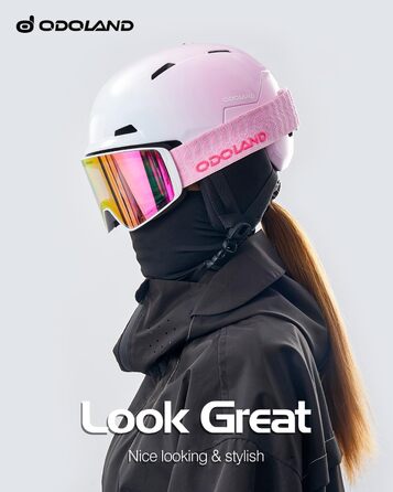 Шолом гірськолижний/сноуборд Ololand, унісекс, рожевий градієнт, M (55-59 см)