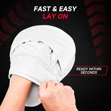 Боксерські рукавички Boxpads для тренувань, MMA, муай-тай, кікбоксингу, карате - білі