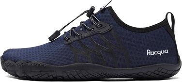 Водні черевики Raqua для жінок та чоловіків: дихаючі, швидковисихаючі, для басейну та пляжу (37 EU, Wz119 Navy)