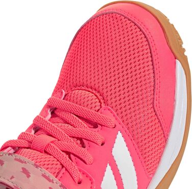 Дитячі кросівки Adidas Speedcourt Unisex для залу (розмір 35.5 EU, колір Solar Turbo Ftwr White Clear Pink)