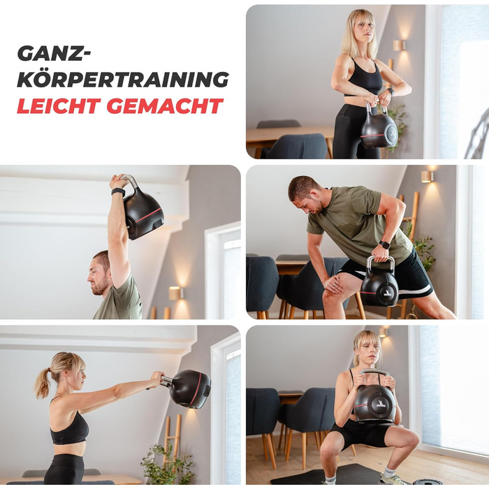 Набір гантелей-гир замінної ваги для дому та фітнесу. Вага: 2, 5, 8, 11, 14, 17, 20 кг. Чорний колір.