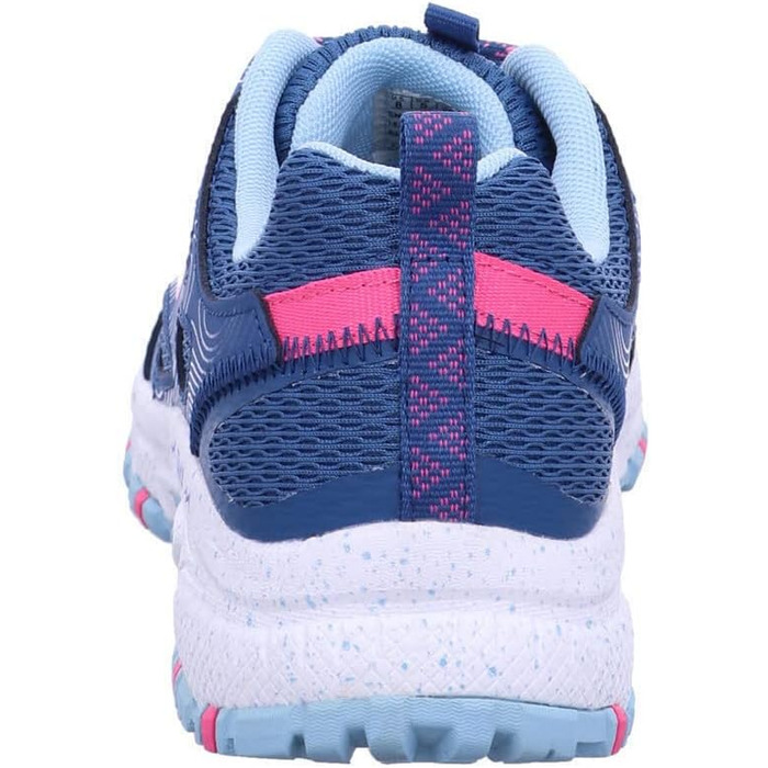 Кросівки Skechers блакитні з сіткою та шкіряними вставками, рожева окантовка (39.5 EU)