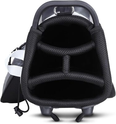 Сумка для гольфу Big Max Dri Lite Seven 2024 сіро-чорна - сумка для гольфу з водонепроникним покриттям