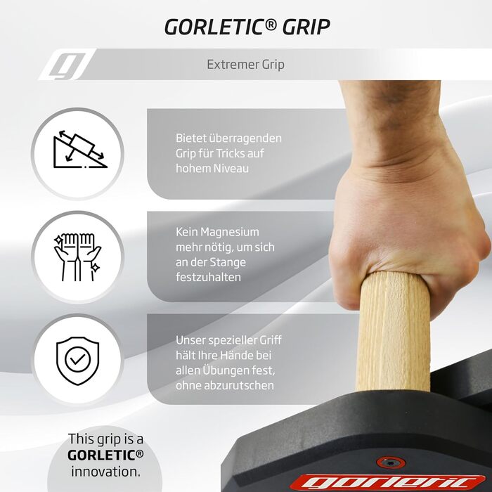 Паралетси LowFit PRO Gorletic для каллістеніки та гімнастики, компактні, преміум-якість, магнітний дизайн, білі з червоним