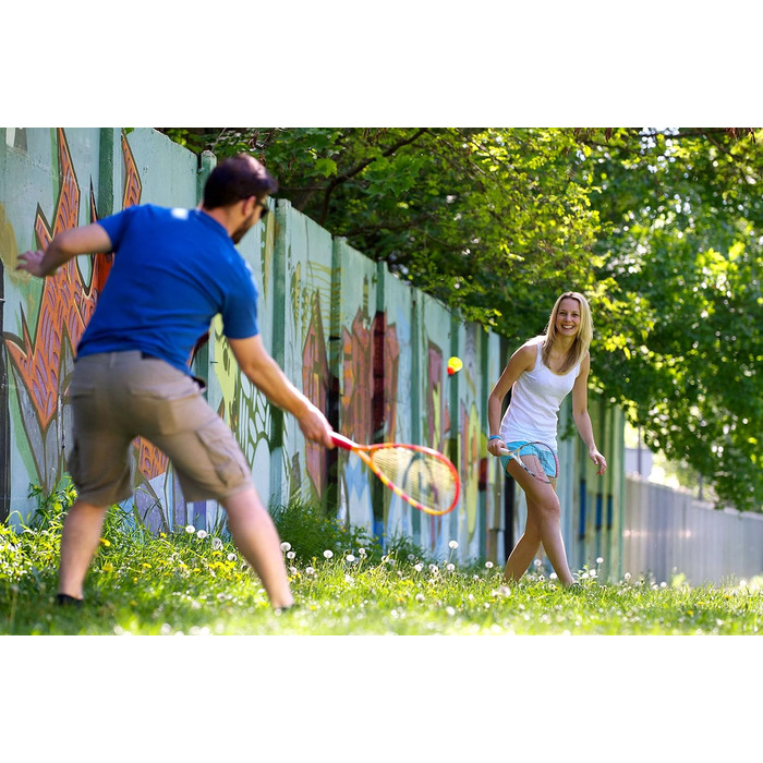 Набір для кросмінтону Speedminton S600: 2 ракетки, 3 волани, світлові аксесуари, сумка, 3 м'ячі для вулиці